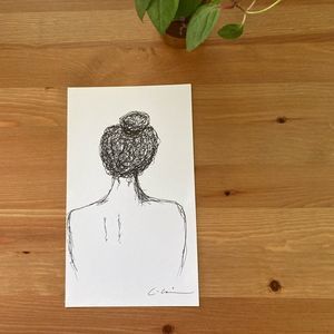 New Original Signed Artwork Ink on Paper